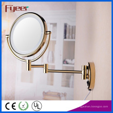 Fyeer Ultra Thin faltbarer goldener LED Kosmetikspiegel (M1208GTF)